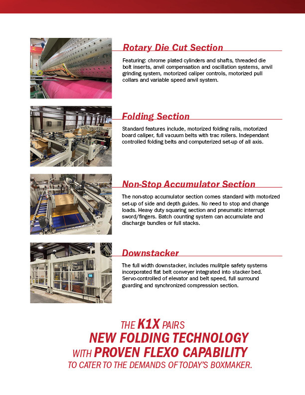 2022 KL K1X-DS AUTOMATIC DOWNSTACKER AND COMPRESSION SECTION | Global Boxmachine, LLC