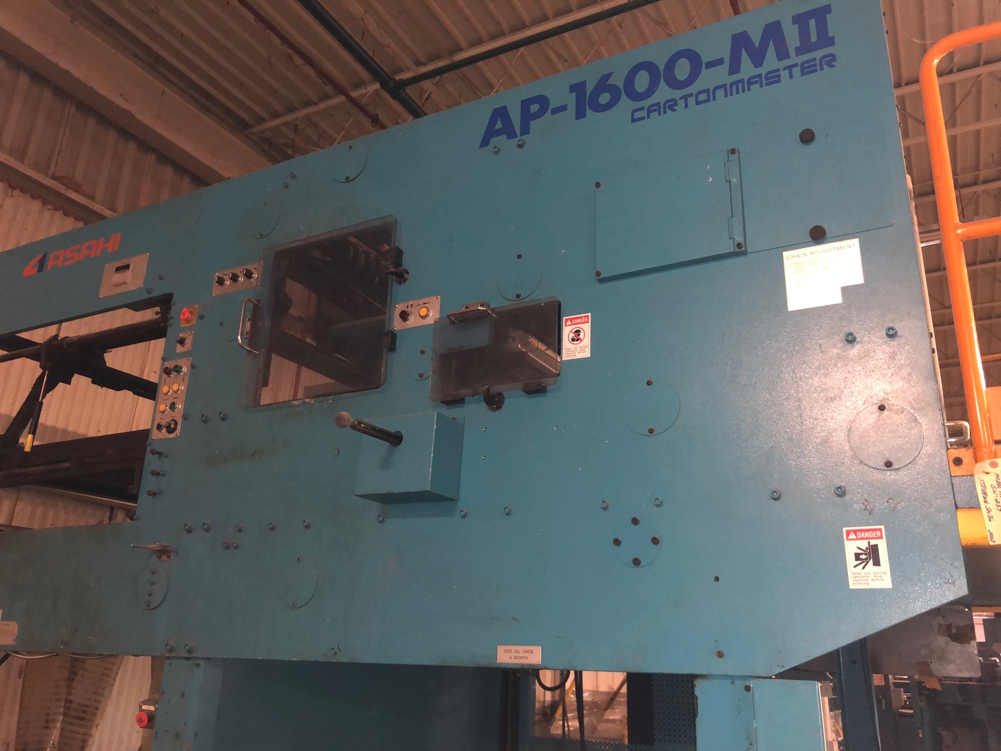 2008 ASHAI AP-1600M III Die Cutters, Automatic Platen | Global Boxmachine, LLC